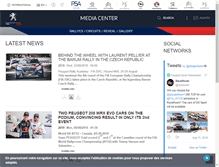 Tablet Screenshot of peugeot-sport.fr